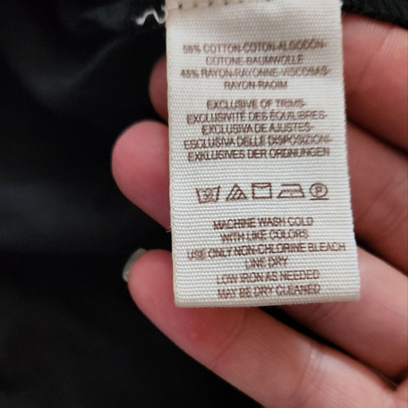 FREE PEOPLE boho festival  embroidered vacay vibin peasant top black Large NWT - Picture 7 of 7